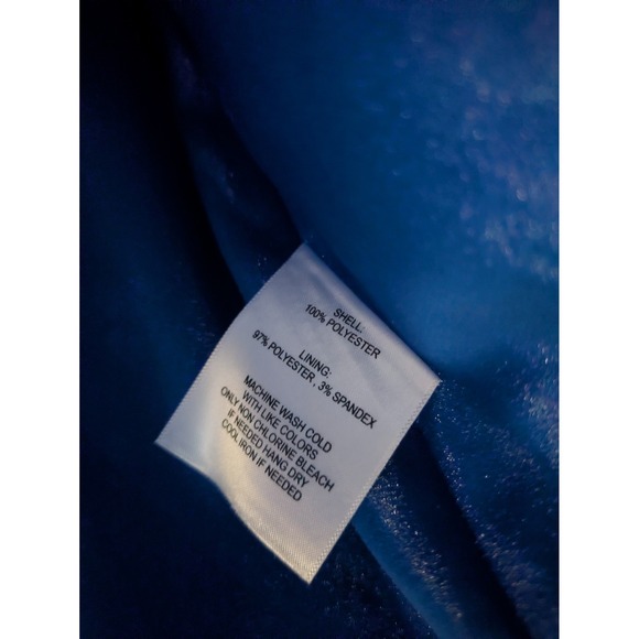 Rachel Parcell Women's Size 16 Blue Floral Tiered Ruffle Midi Dress - Picture 9 of 11